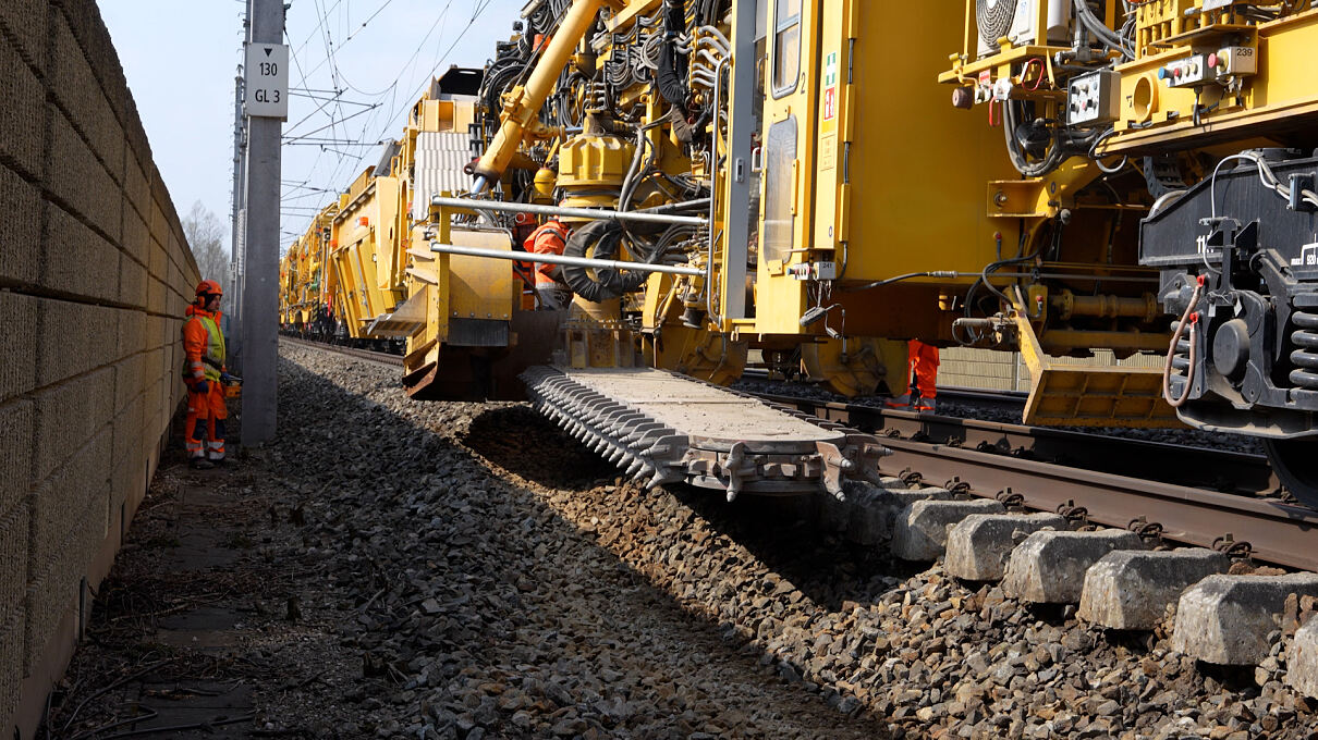 Schotterbettreinigung