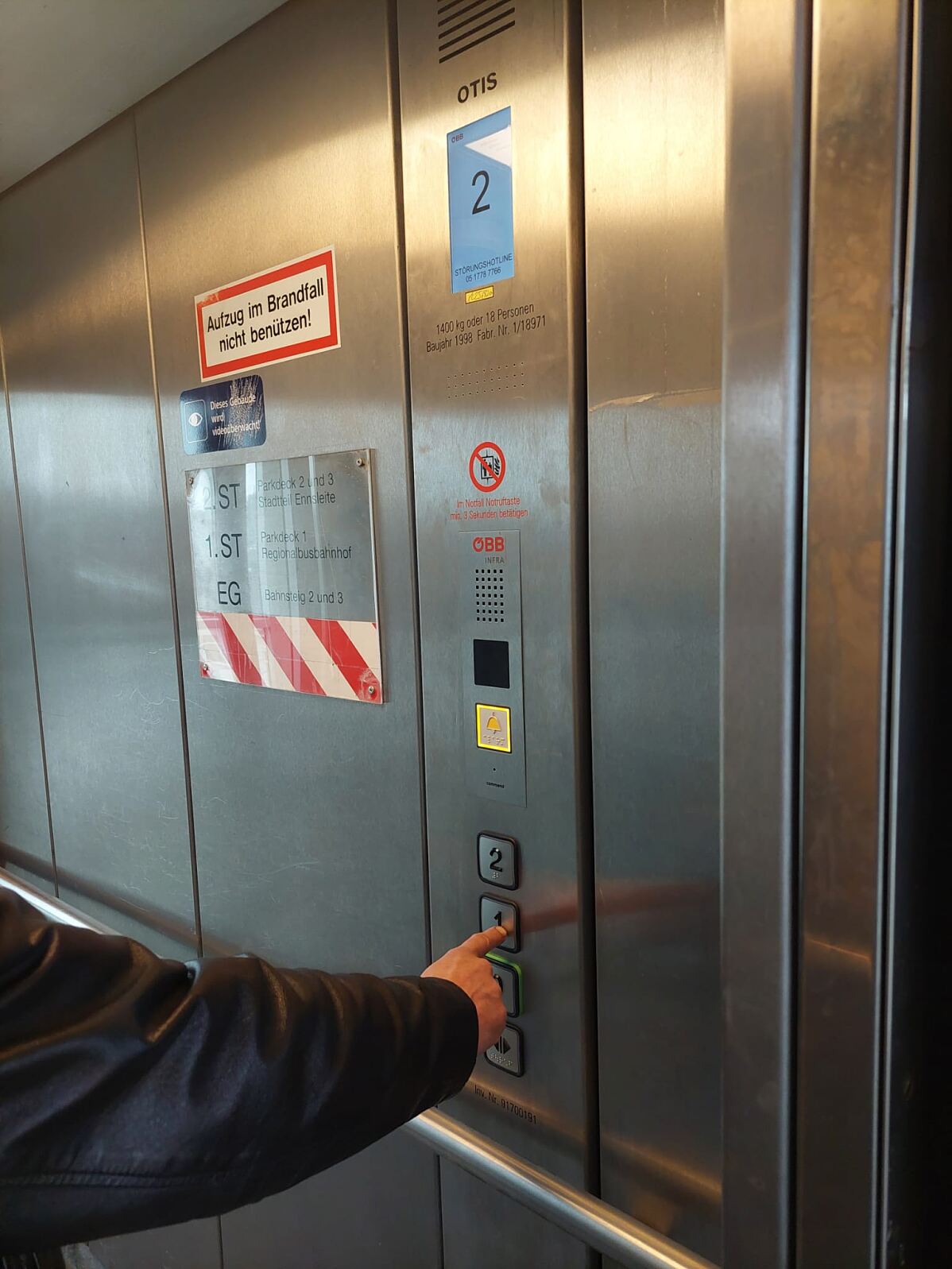 Neue Lifte am Bf. Steyr