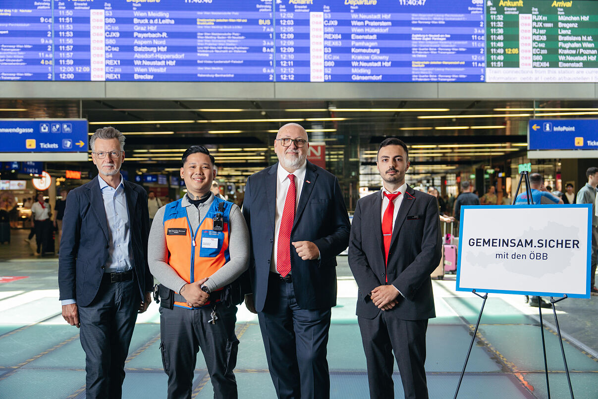 Unterzeichnung der Kooperationsvereinbarung GEMEINSAM.SICHER_1_c_OEBB_Leonte