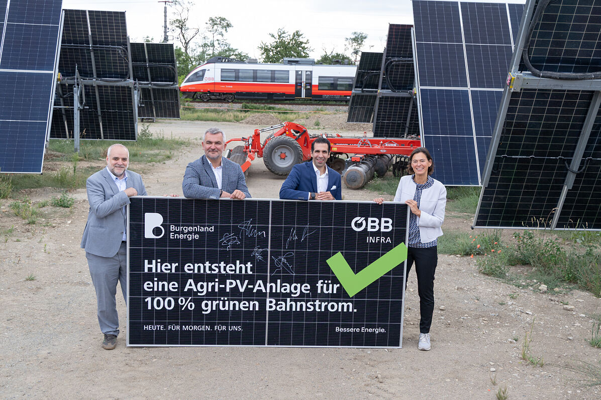Inbetriebnahme Agri-PV-Anlage Donnerskirchen