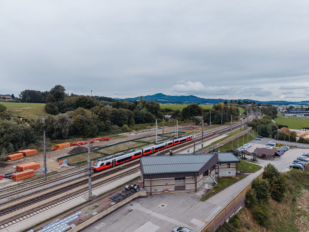 Bahnhof Straßwalchen vor dem Umbau