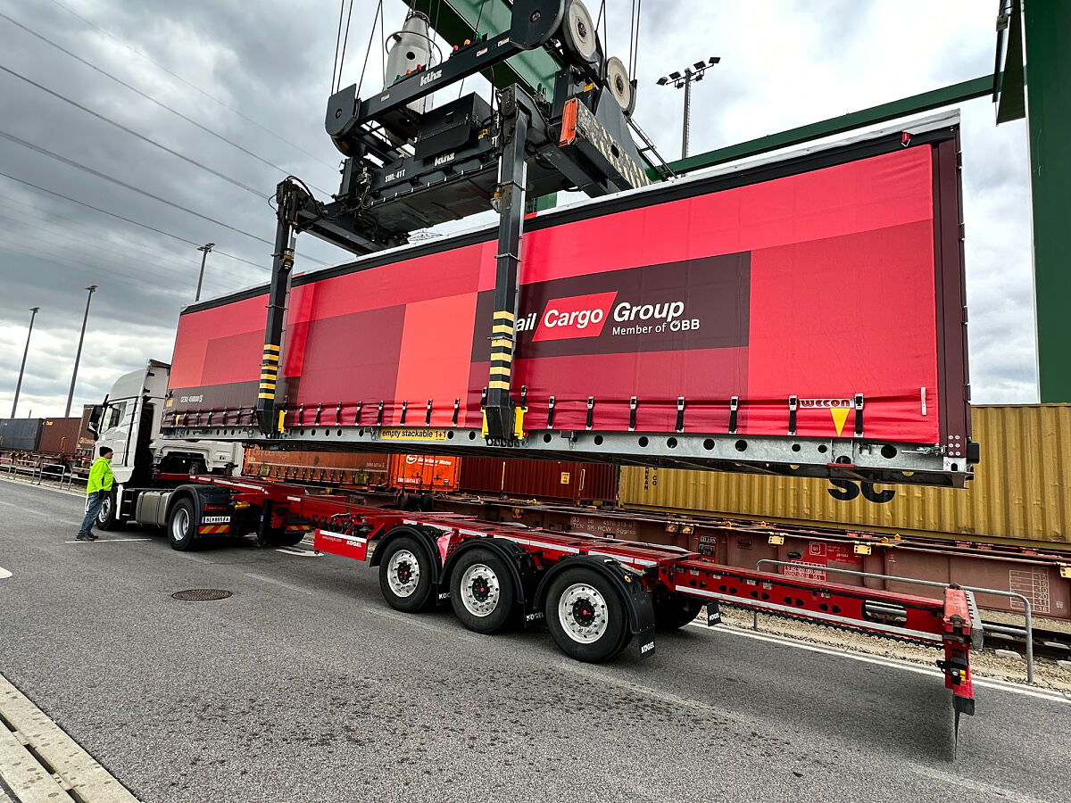 Multimodale Logistik der RCG