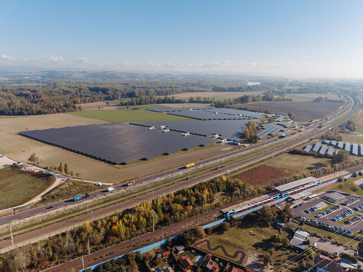 Größte PV-Anlage der ÖBB