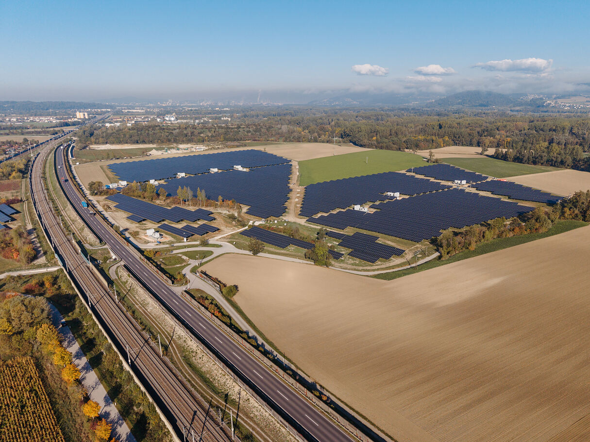 Größte PV-Anlage der ÖBB