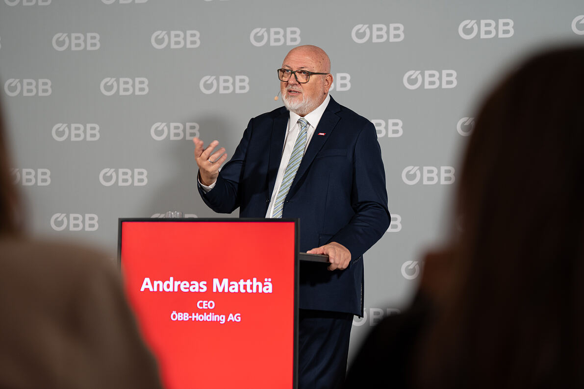 Andreas Matthä Fahrplan-Pressekonferenz