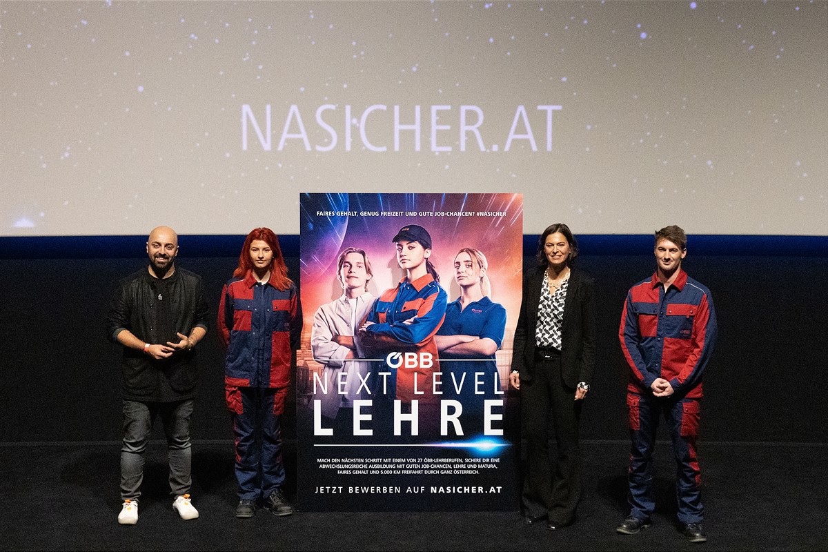 Präsentation ÖBB Lehrlingskampagne - (c) ÖBB_Alissar Najjar