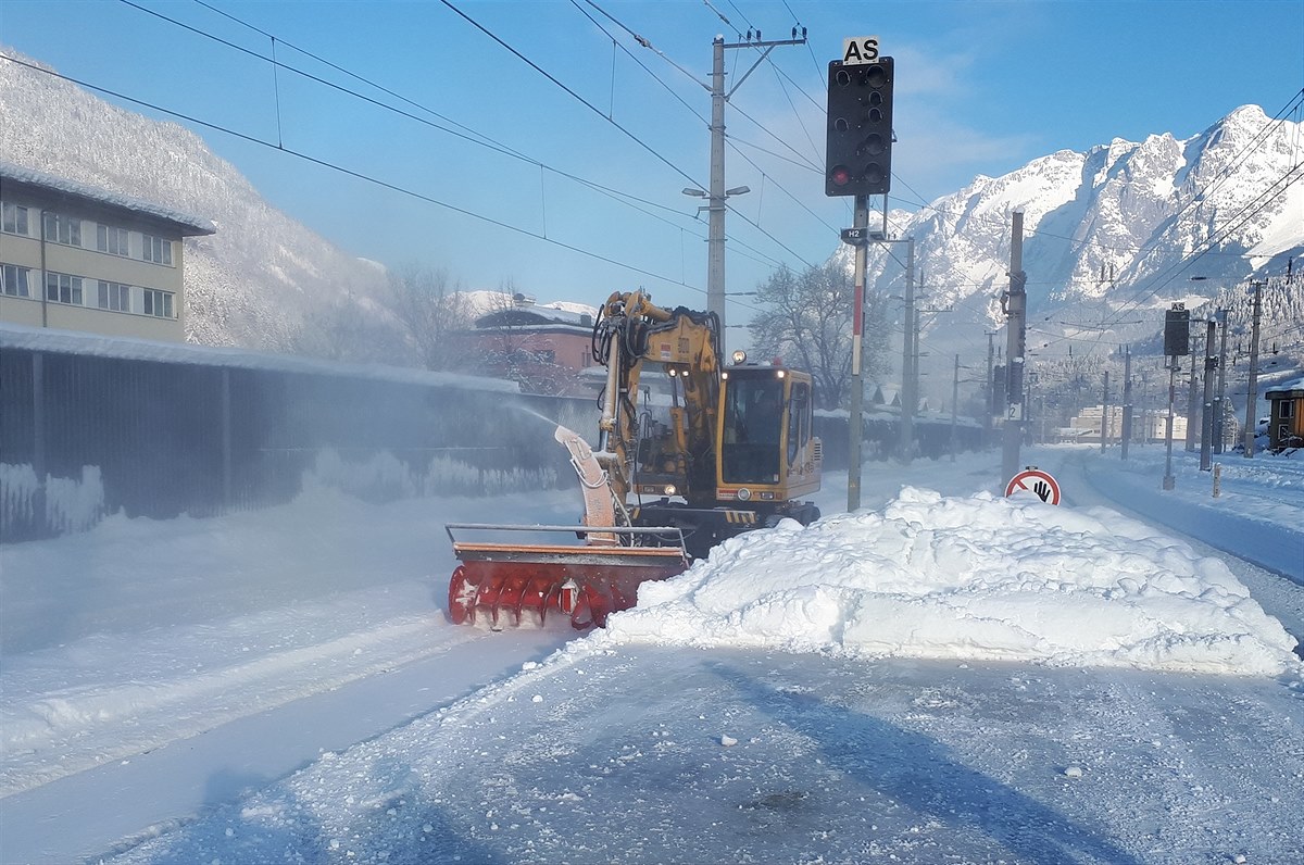 ÖBB sind in der Steiermark für Eis und Schnee gerüstet