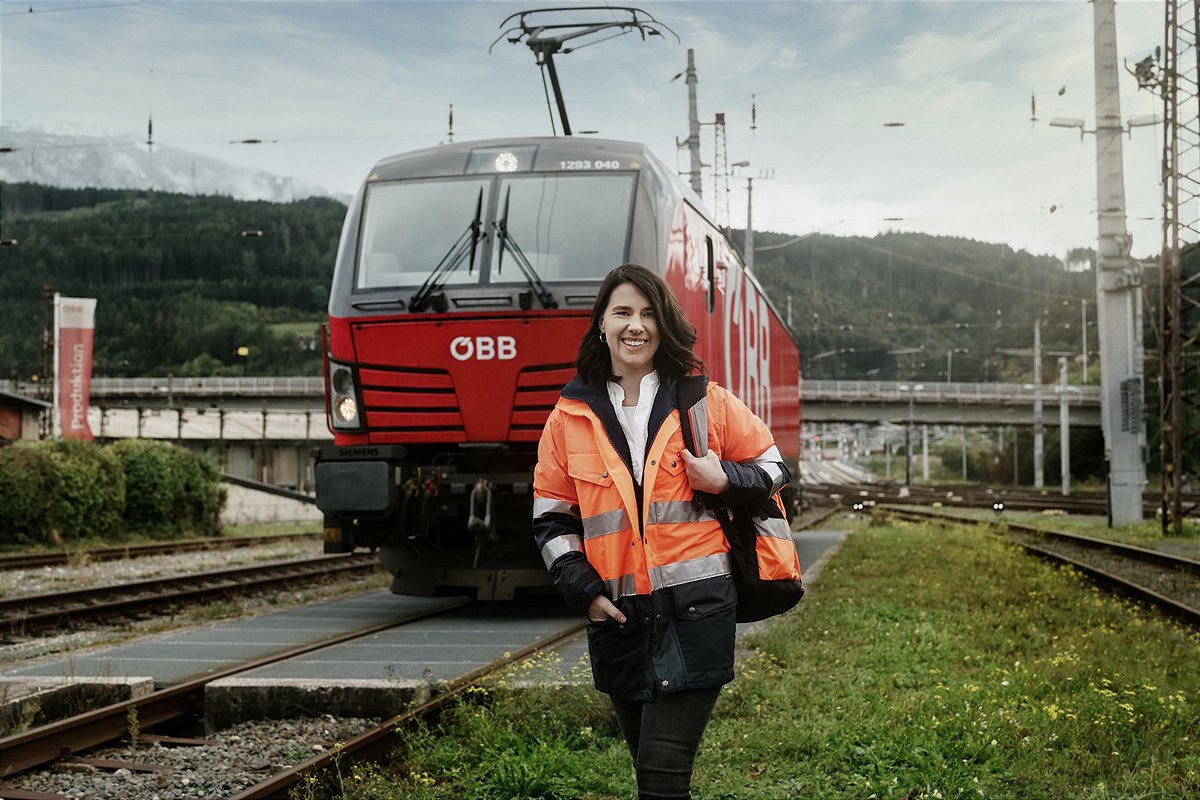 ÖBB Triebfahrzeugführerin Hauptbahnhof Innsbruck