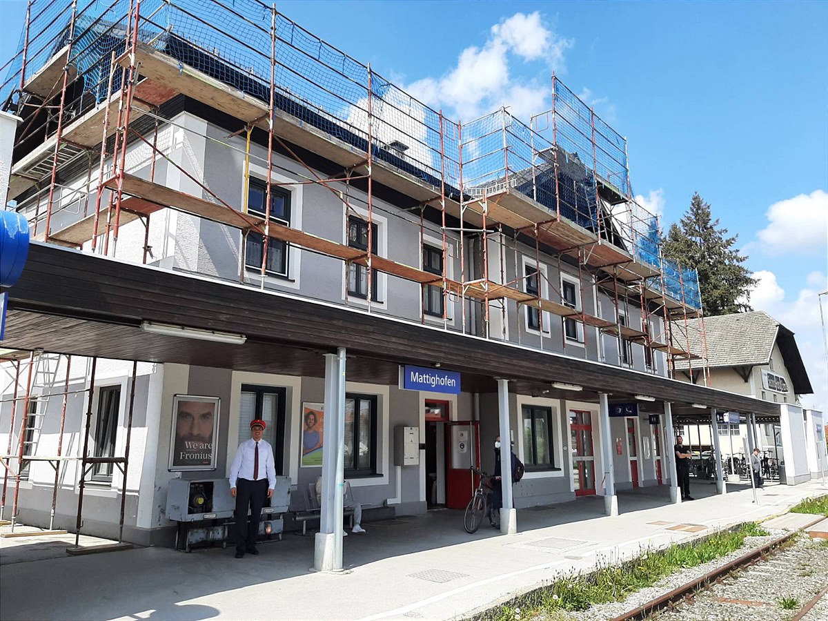 ÖBB modernisiert den Bahnhof Mattighofen im Innviertel