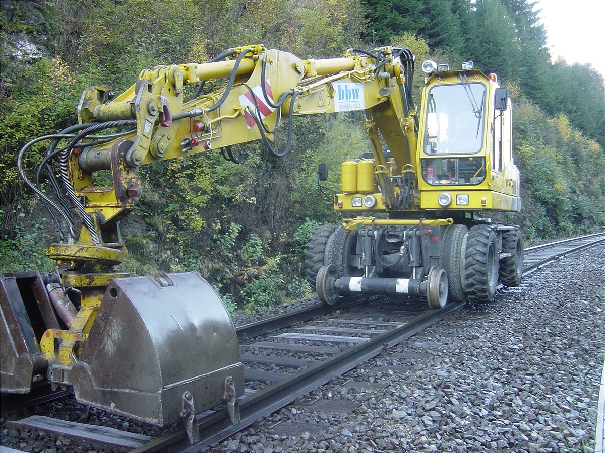 Zweiwegebagger © ÖBB