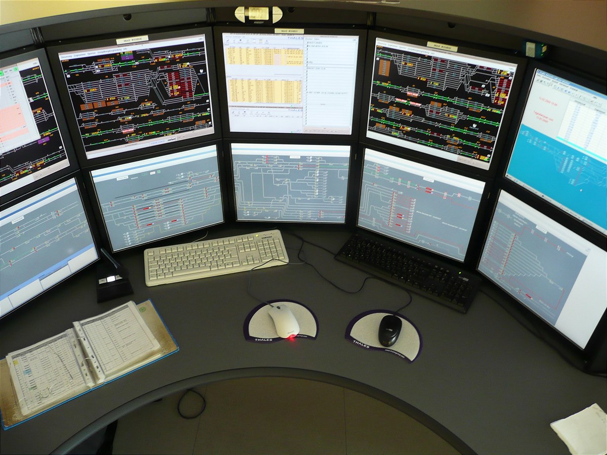 Elektronisches Stellwerk