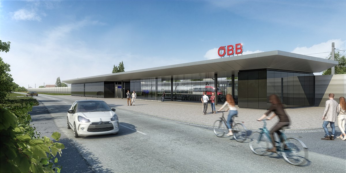 Der neue Bahnhof Marchtrenk ist digital