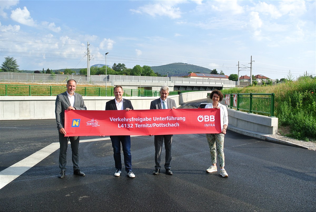 Neue Bahnunterführung Pottschach 1 © ÖBB, Wallner