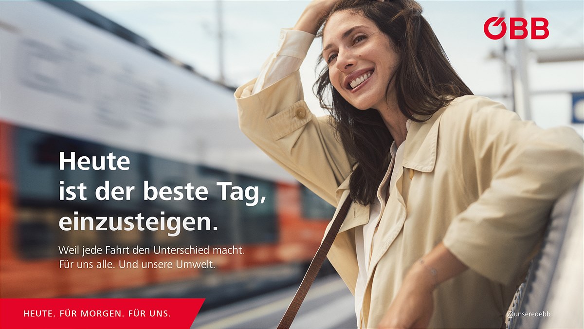 ÖBB Dachkampagne Sujet