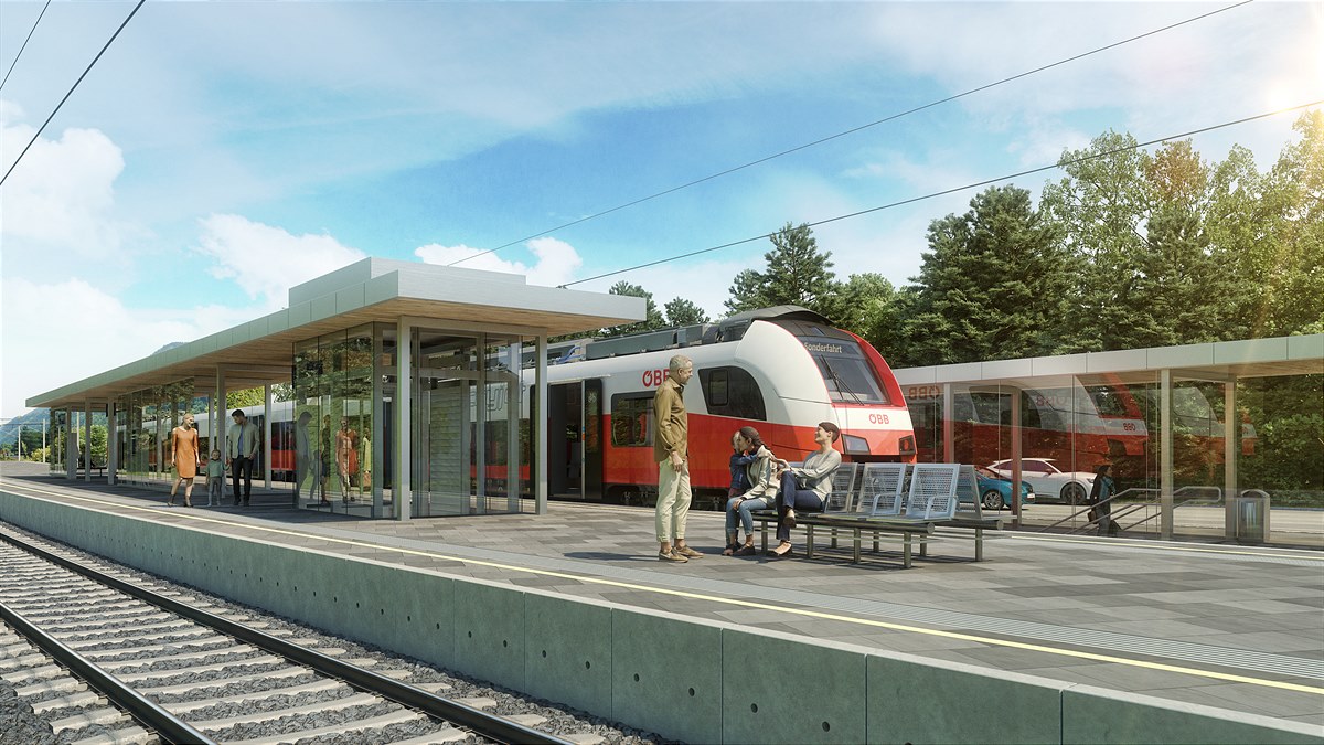 Visualisierung Bahnhof Hinterstoder 2