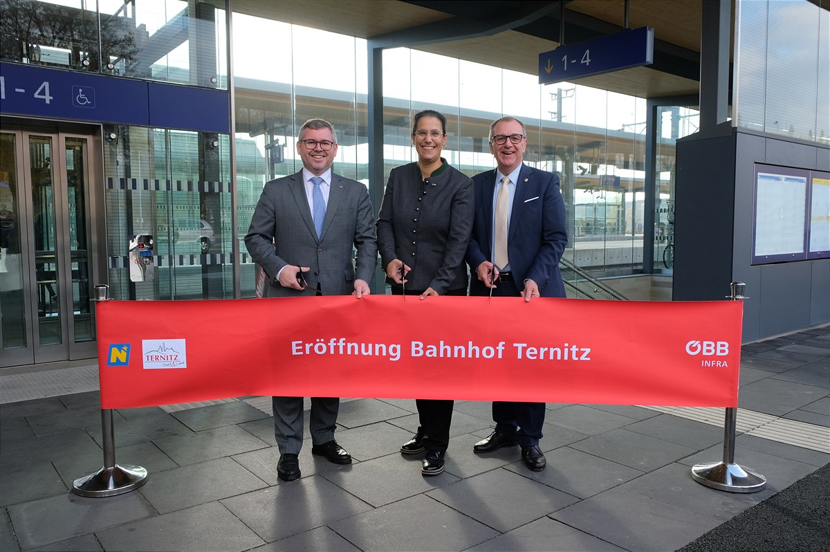 Eröffnung Bf Ternitz 3 © ÖBB, Christian Zenger