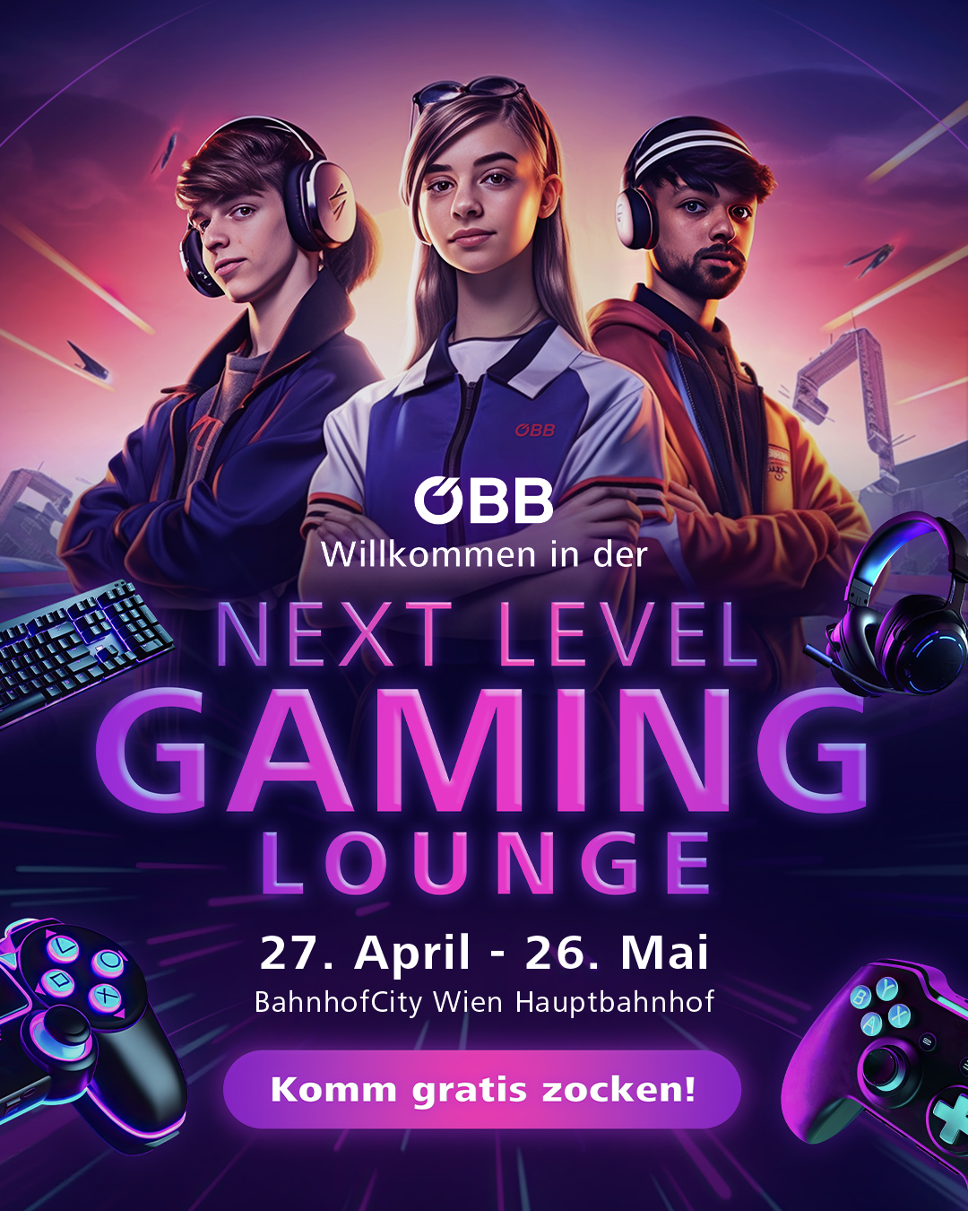ÖBB Gaming Lounge_Plakatsujet_©ÖBB-papabogner