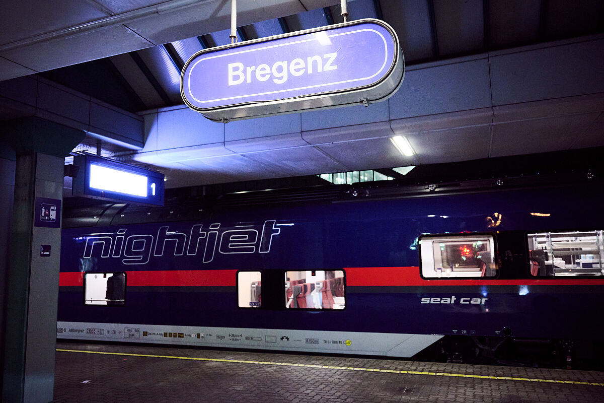 Nightjet nächste Generation in Bregenz
