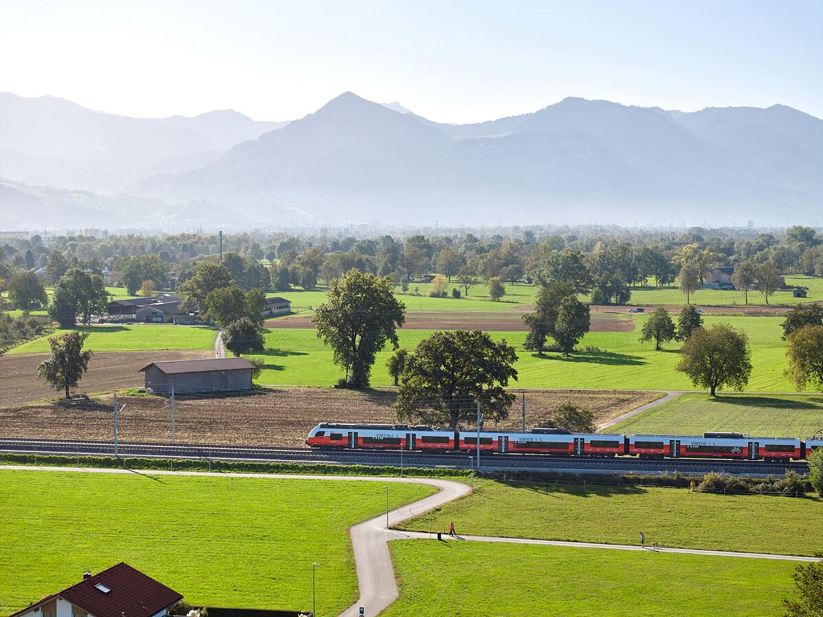 Alle neuen Nahverkehrszüge für Vorarlberg sind pünktlich ausgeliefert worden 