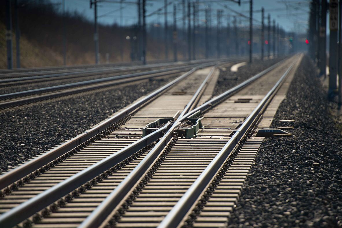 Weiche, Schiene,ÖBB-Hanno Thurnher