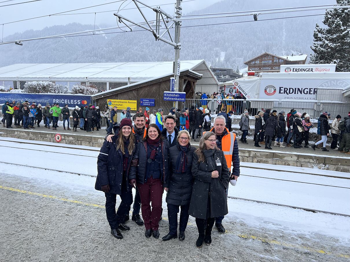 Die ÖBB sorgen für die Mobilität der Fans am Hahnenkammwochenende