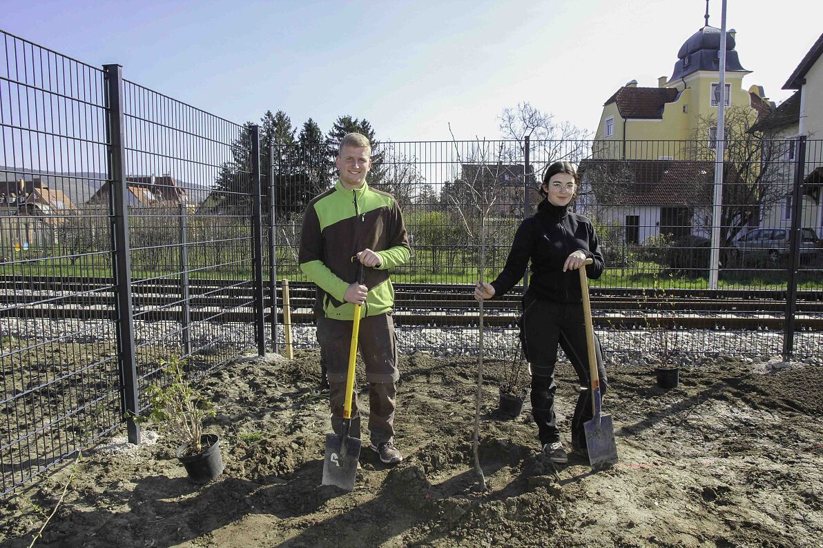Stephan und Madeleine, Schüler Gartenbauschule Langenlois