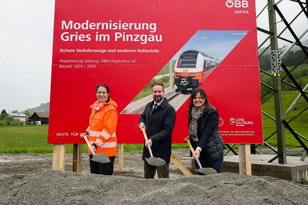 Spatenstich Modernisierung Gries im Pinzgau