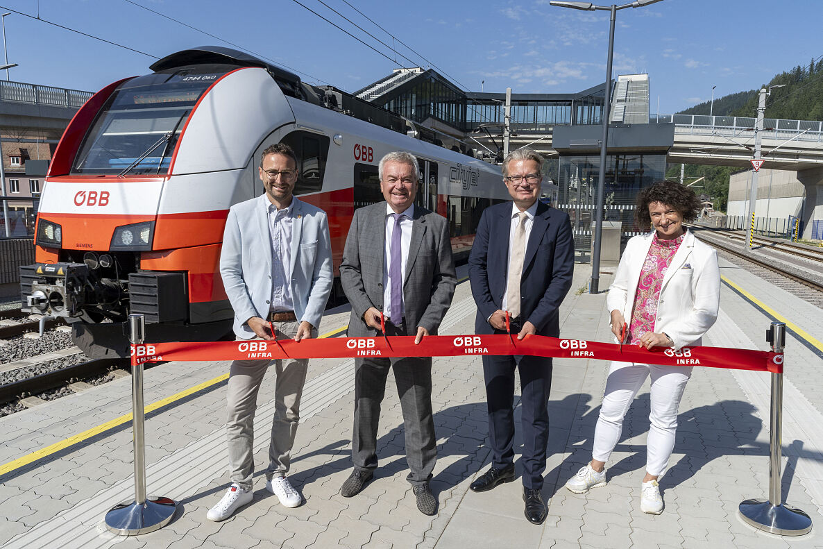 Bahnhof Wartberg im Mürztal offiziell eröffnet