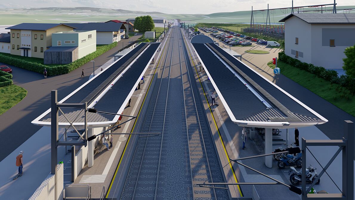 S-Bahn Haltestelle Seekirchen Stadt