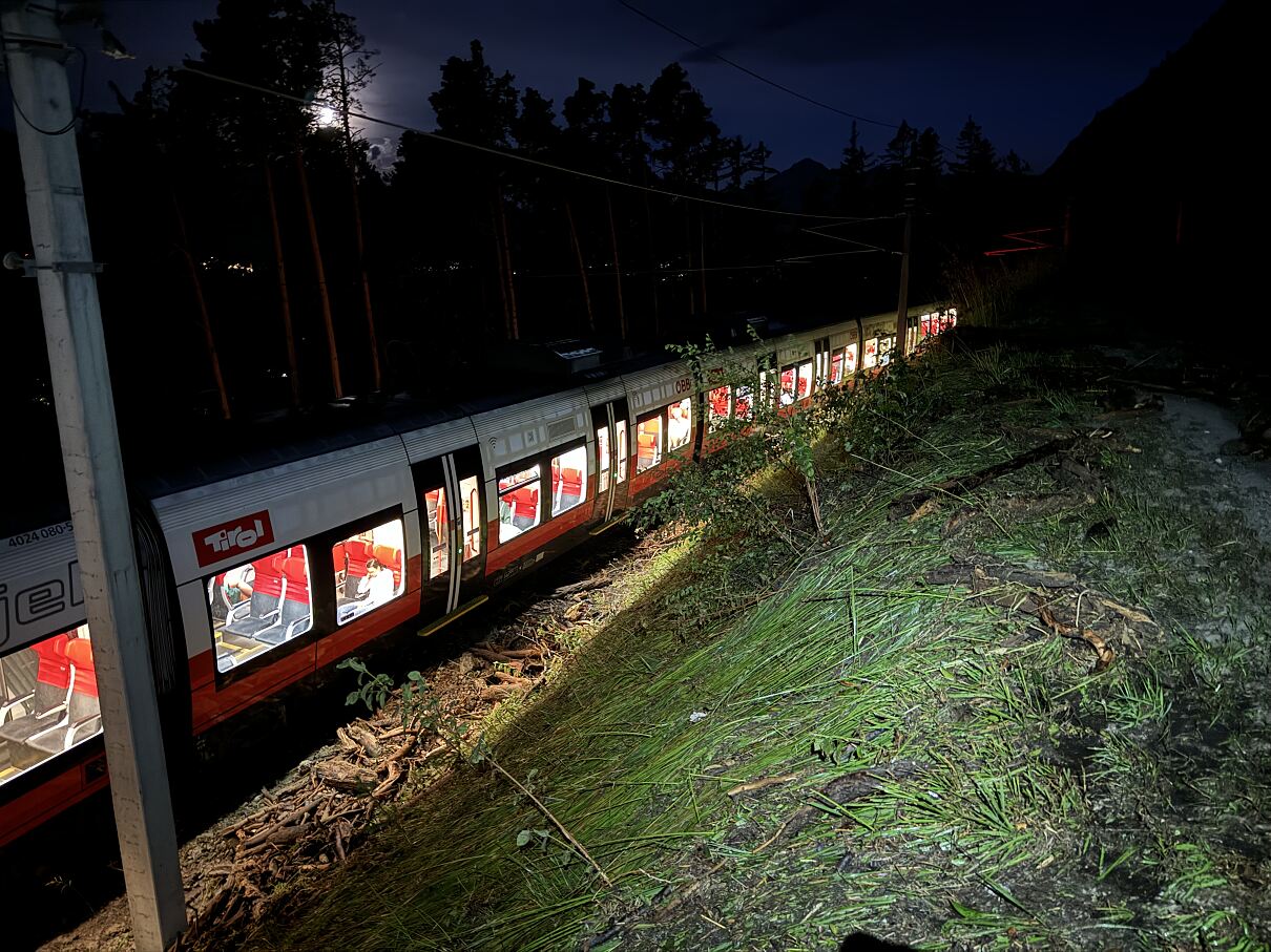 Murenabgang Karwendelbahn