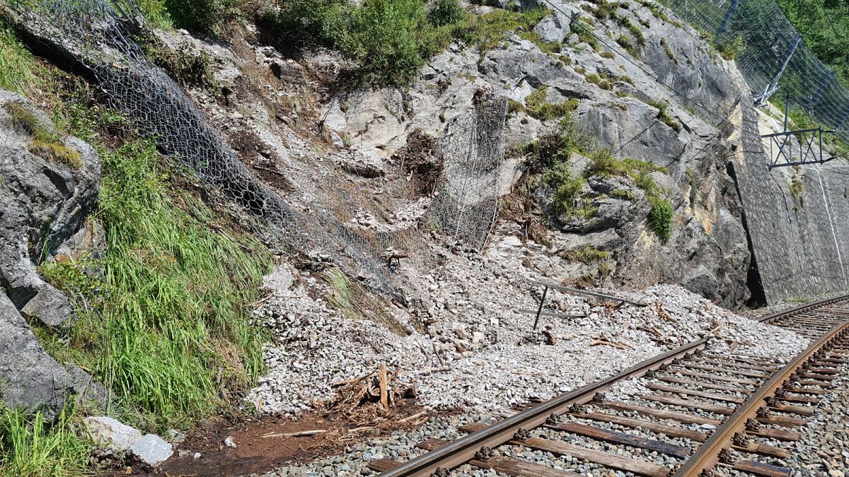 Murenabgang Karwendelbahn