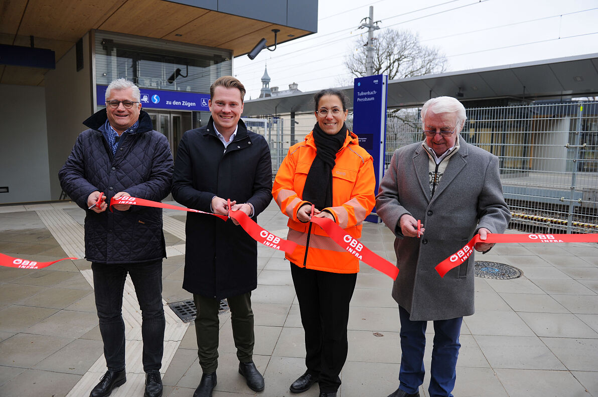 Bahnhof Tullnerbach-Pressbaum erstrahlt in neuem Glanz