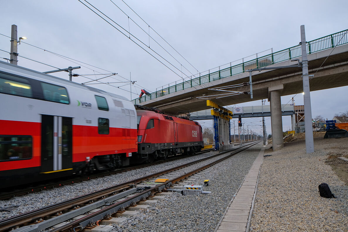 Nordbahn_Deutsch-Wagram_Verkehrsfreigabe Straßenbrücke Bockfließer-Straße (L13)