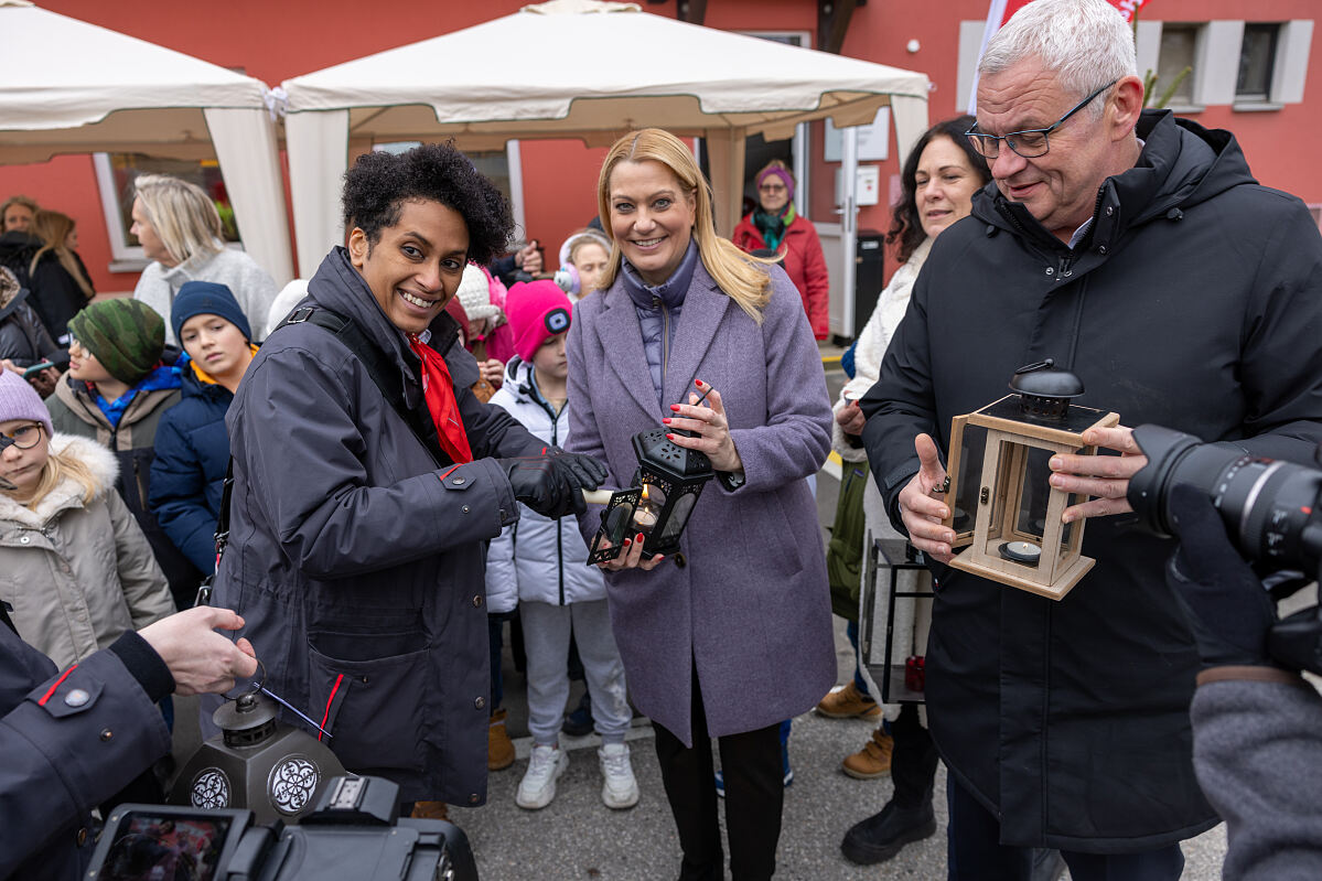 Ankunft Friedenslicht Eisenstadt 20241219