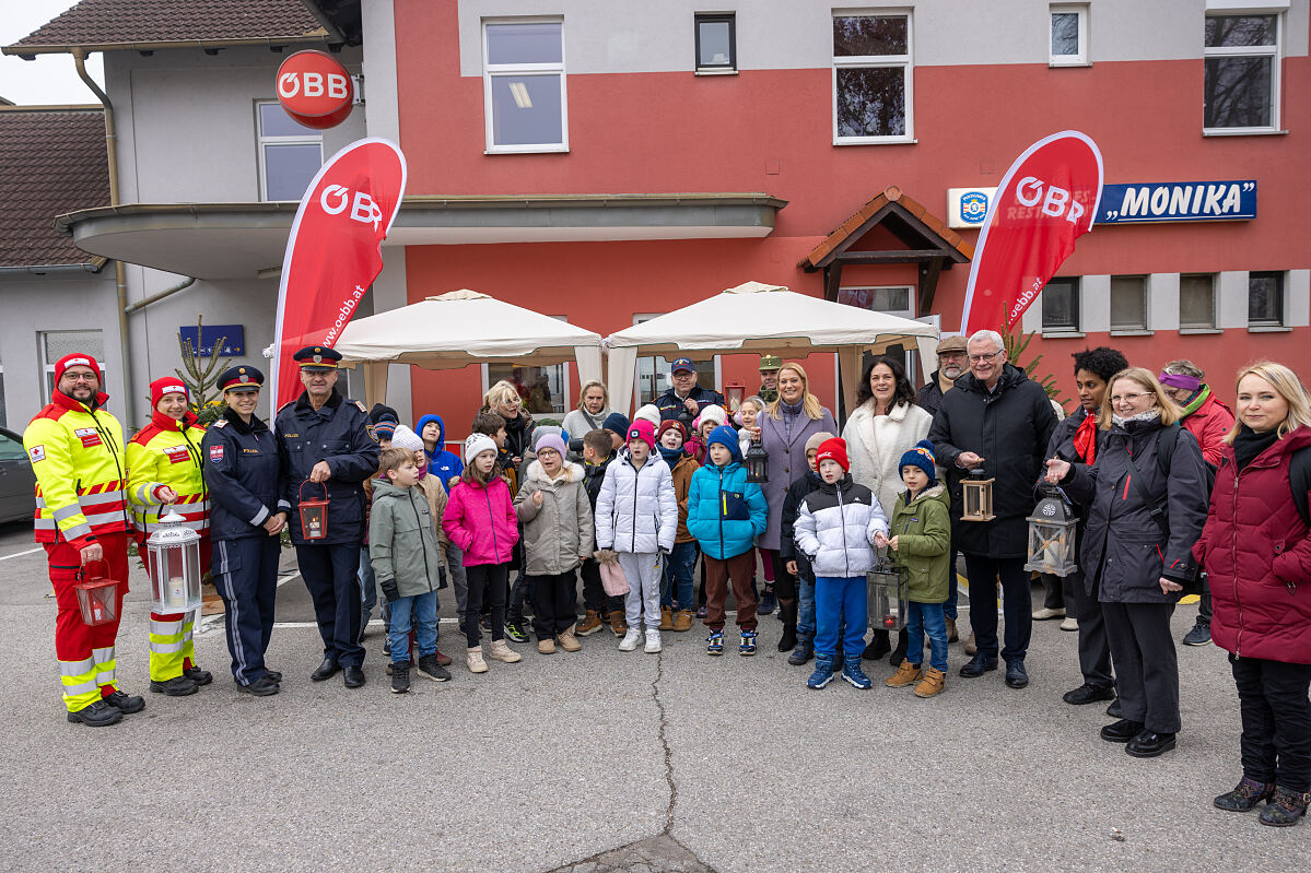 Ankunft Friedenslicht Eisenstadt 20241219