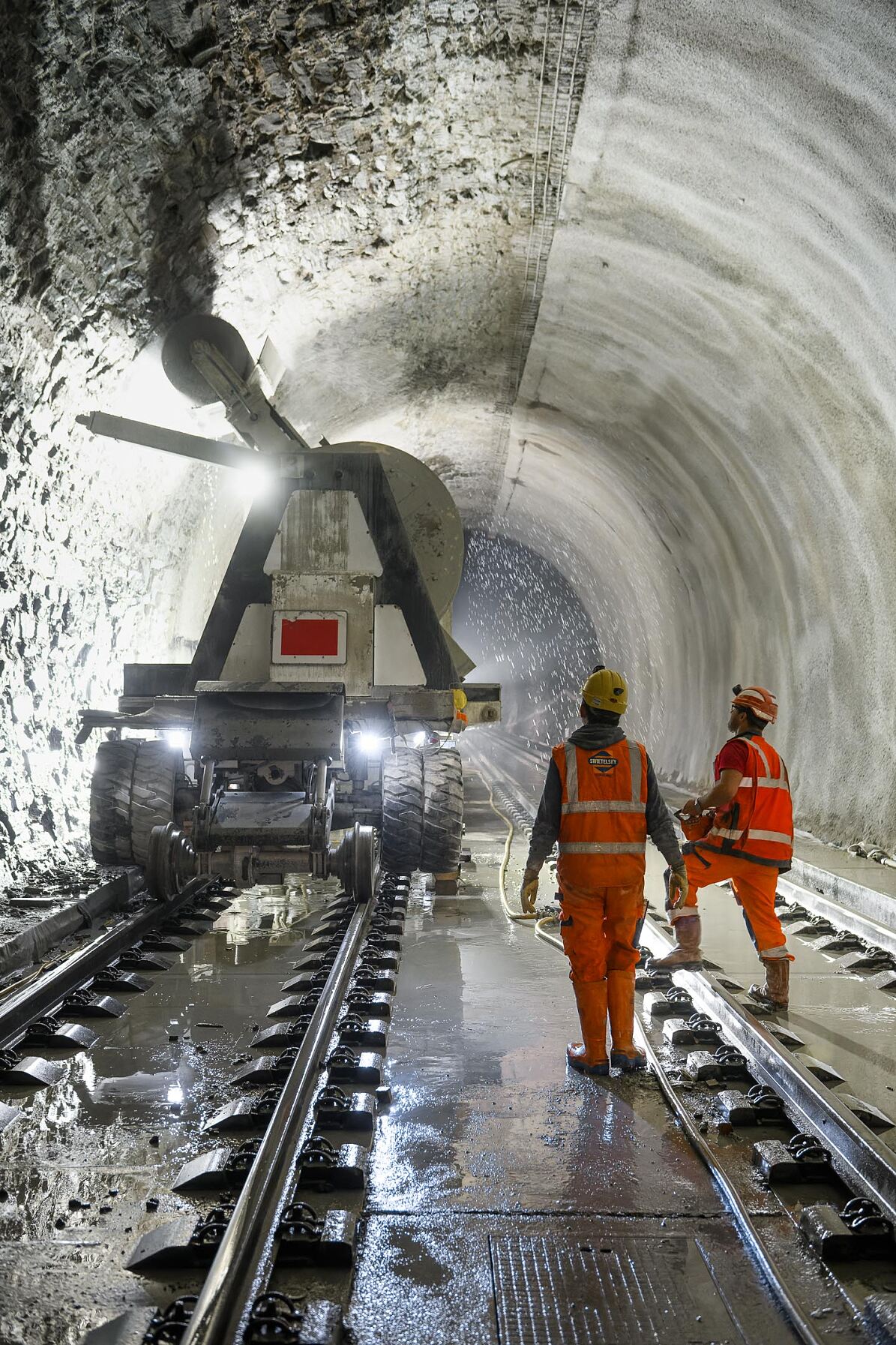 Arbeiten im Tunnel