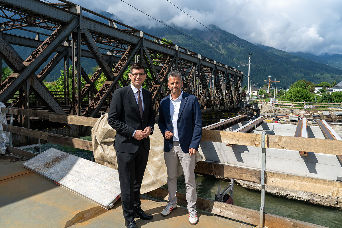 Baustellenbegehung Spittal Lieserbrücke