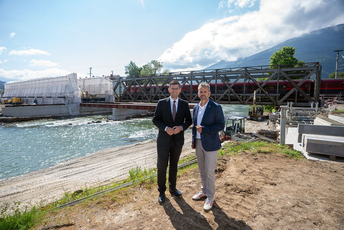 Baustellenbegehung Spittal Lieserbrücke