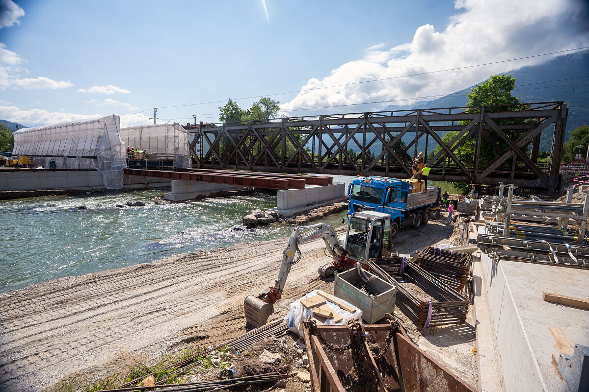 Baustellenbegehung Spittal Lieserbrücke