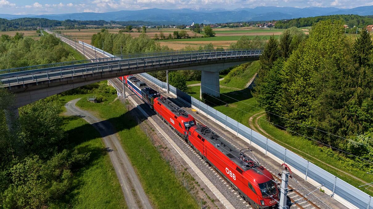 Testfahrt Koralmbahn