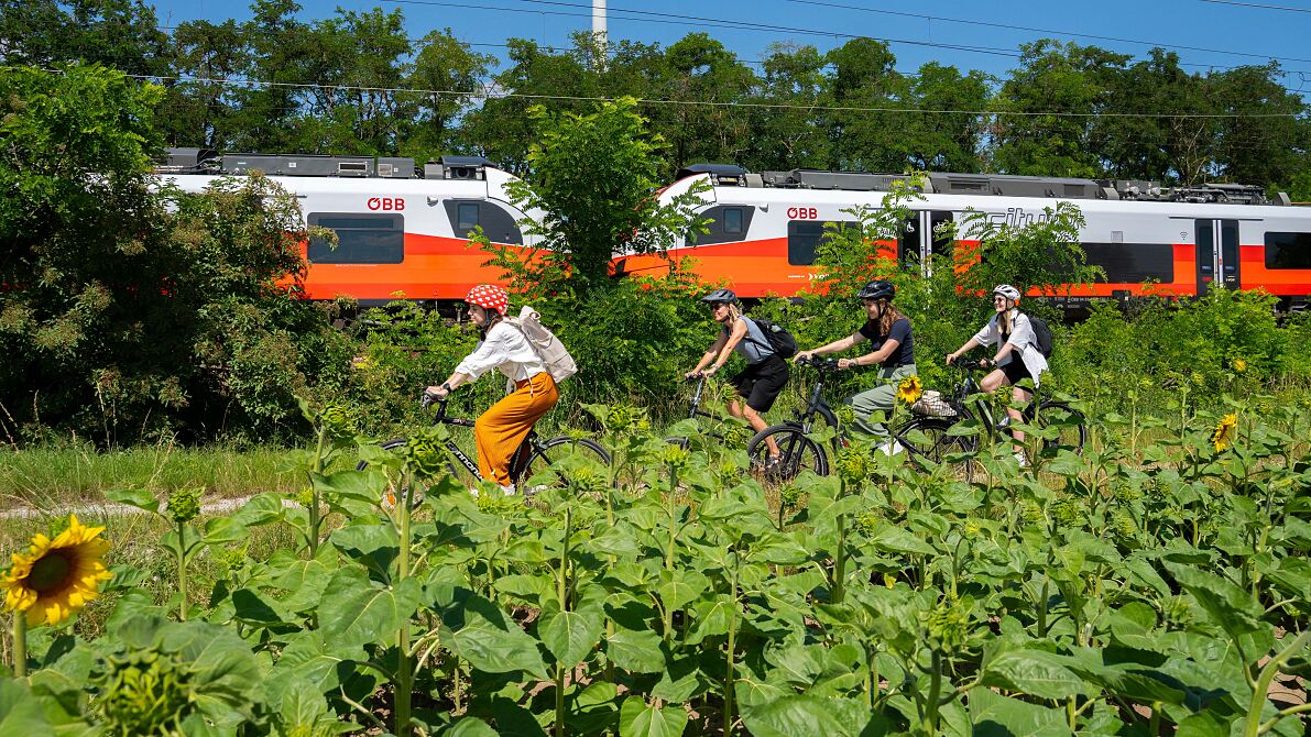 ÖBB Bienen- und Blumenradeln 2025 (c) oebb_Michael Posch