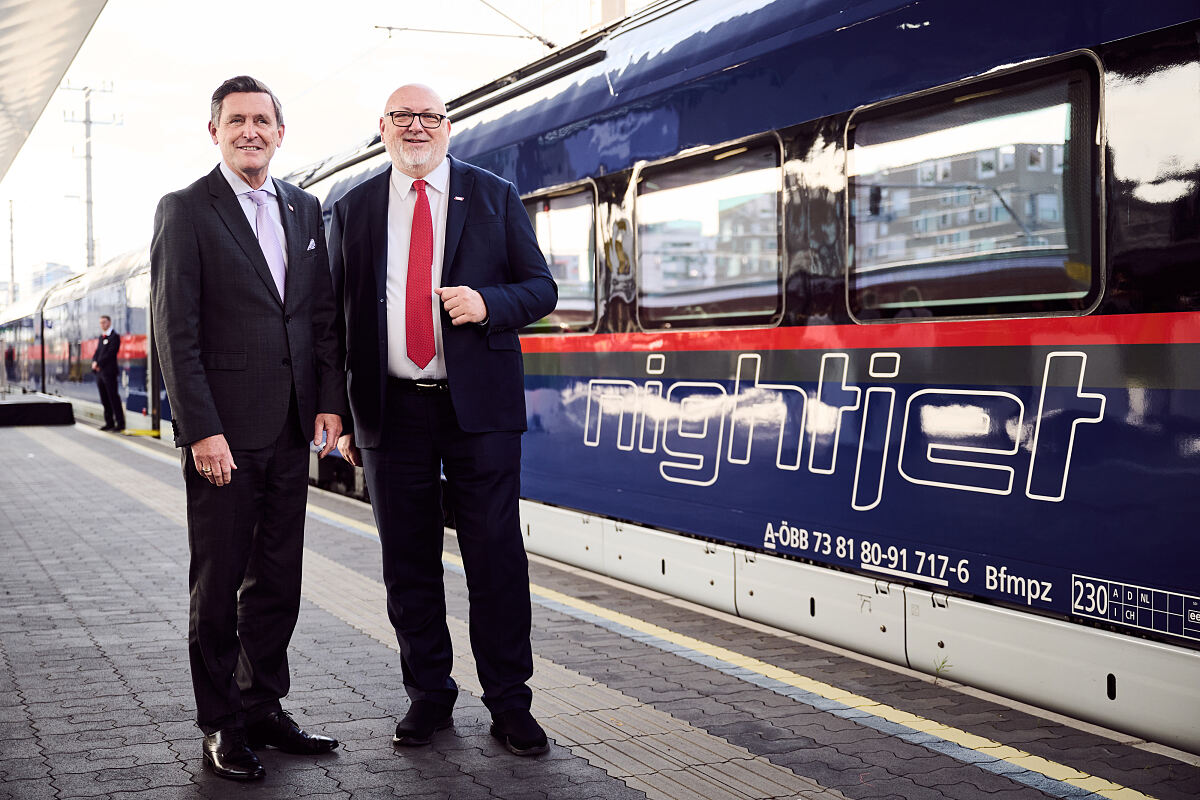 Bundesminister Hanke und ÖBB CEO Matthä