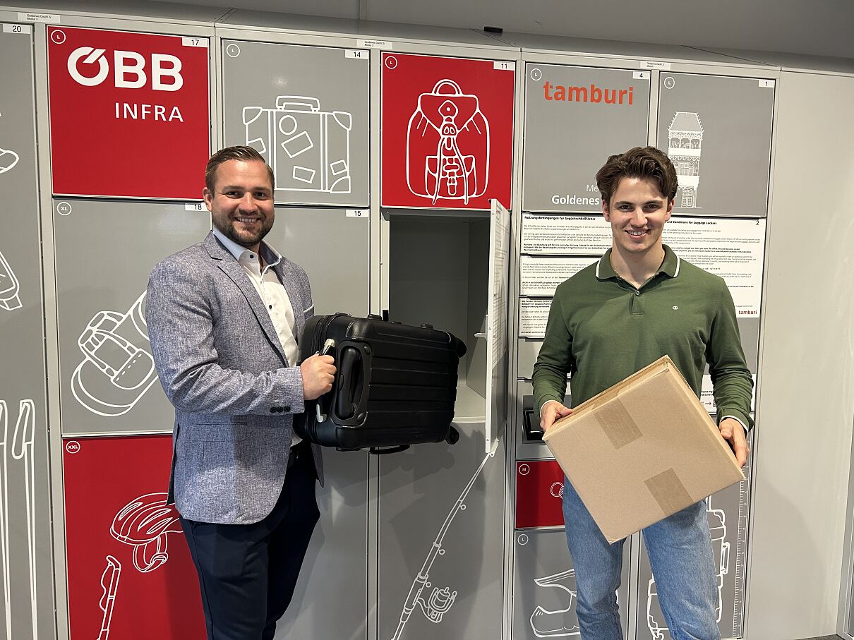 Neue Schließfächer am Hbf Innsbruck