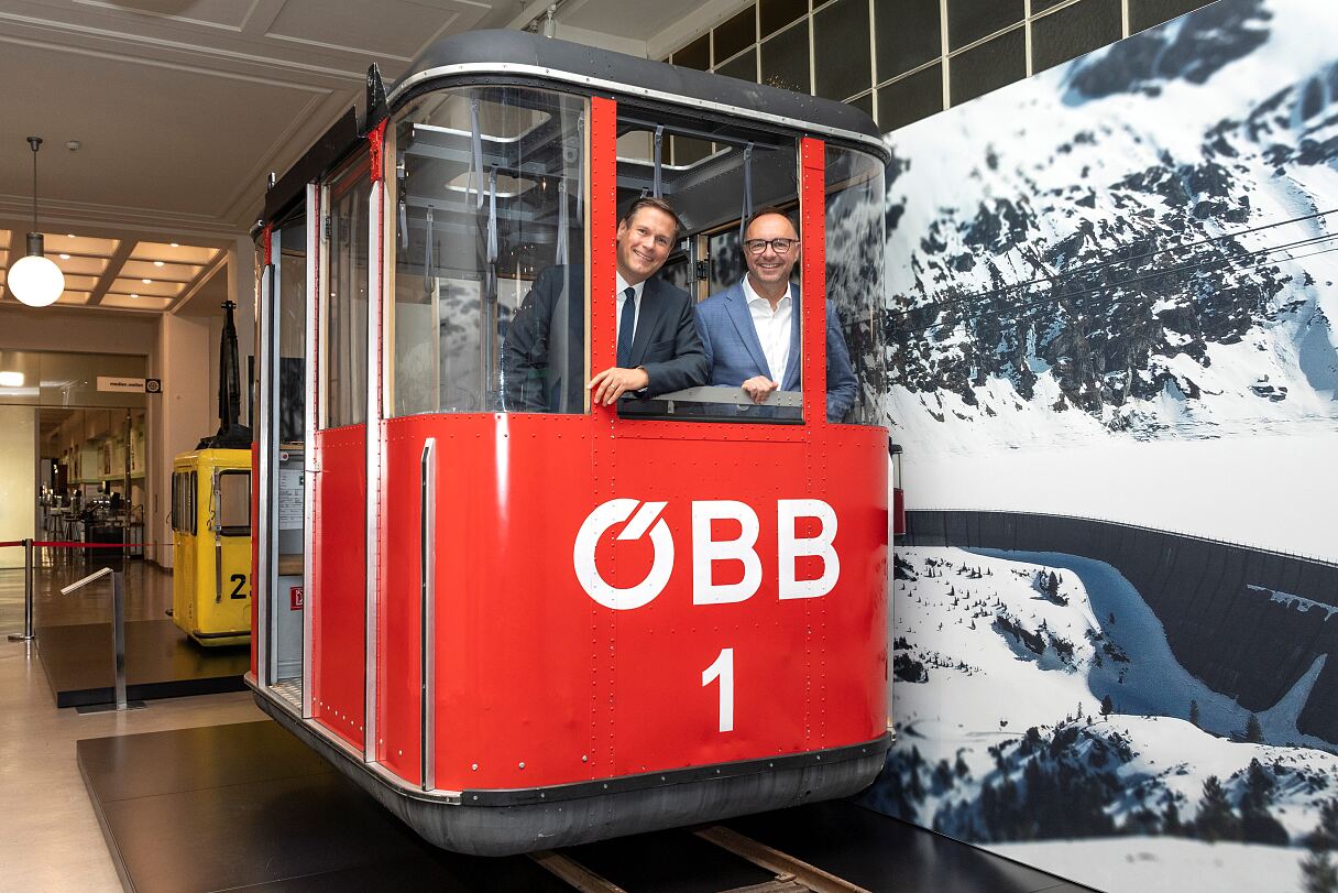 ÖBB x TMW Gondelübergabe (c) Technisches Museum Wien