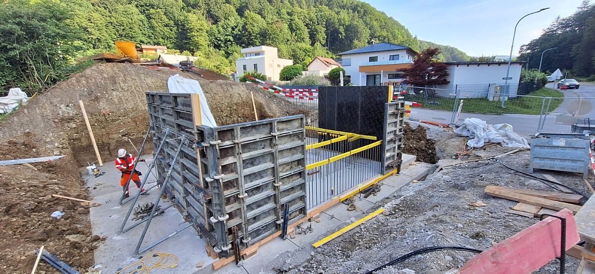 Baustelle Wiesenfeld-Schwarzenbach