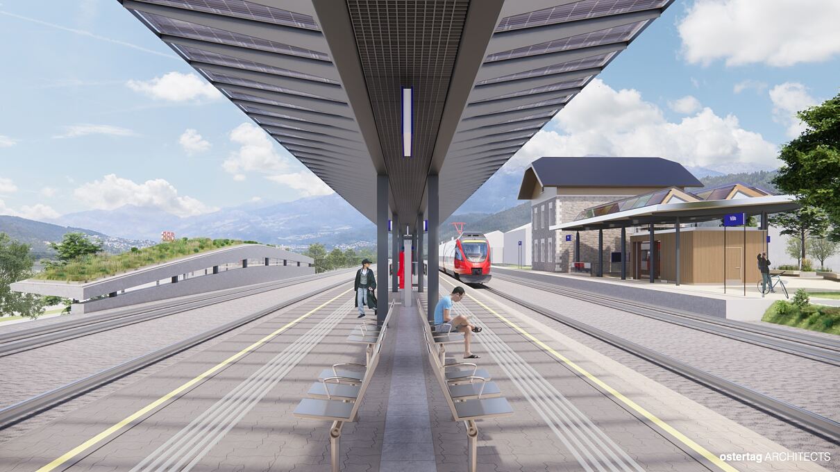 Neuer Bahnhof Völs
