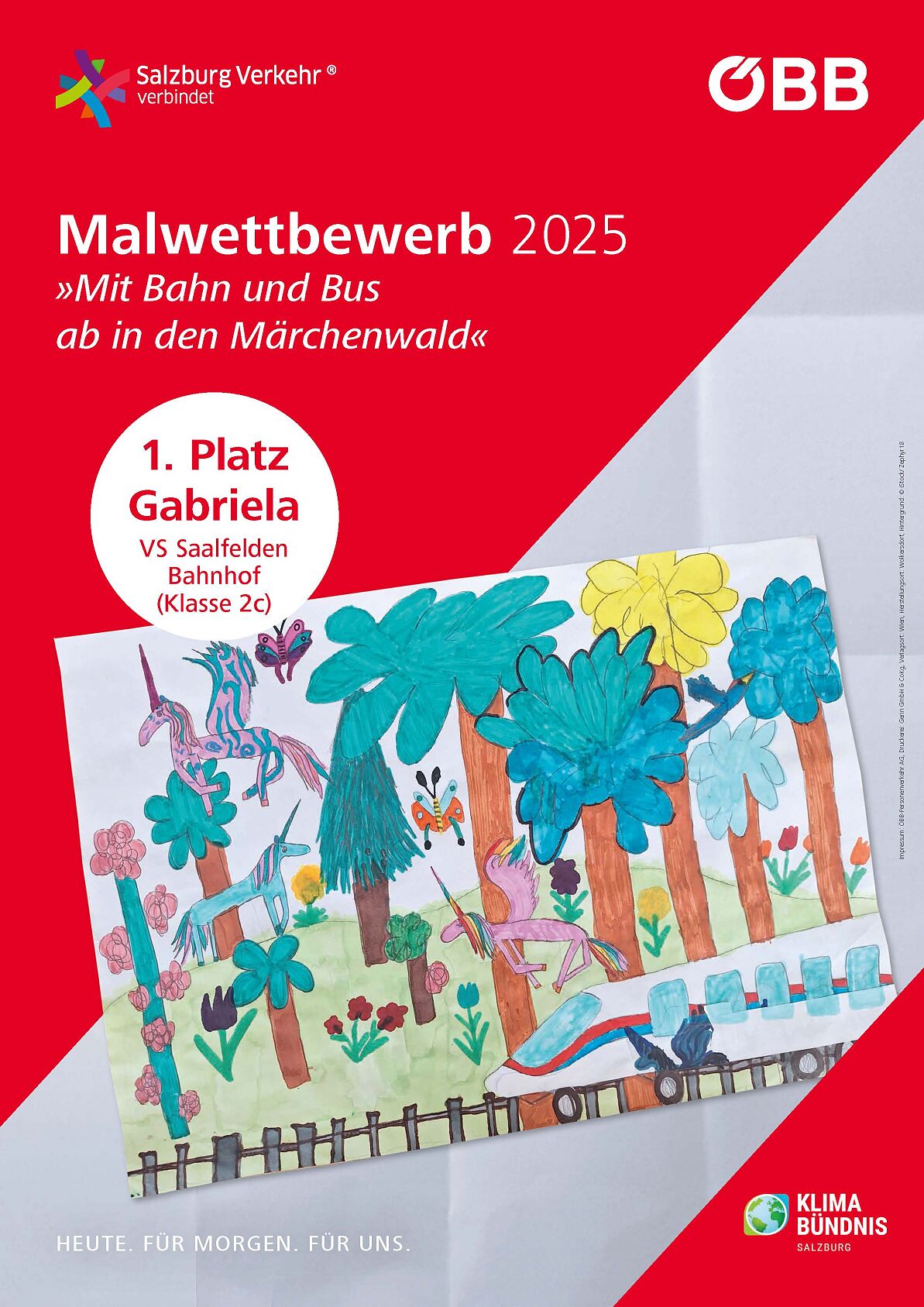 Plakat 1. Platz