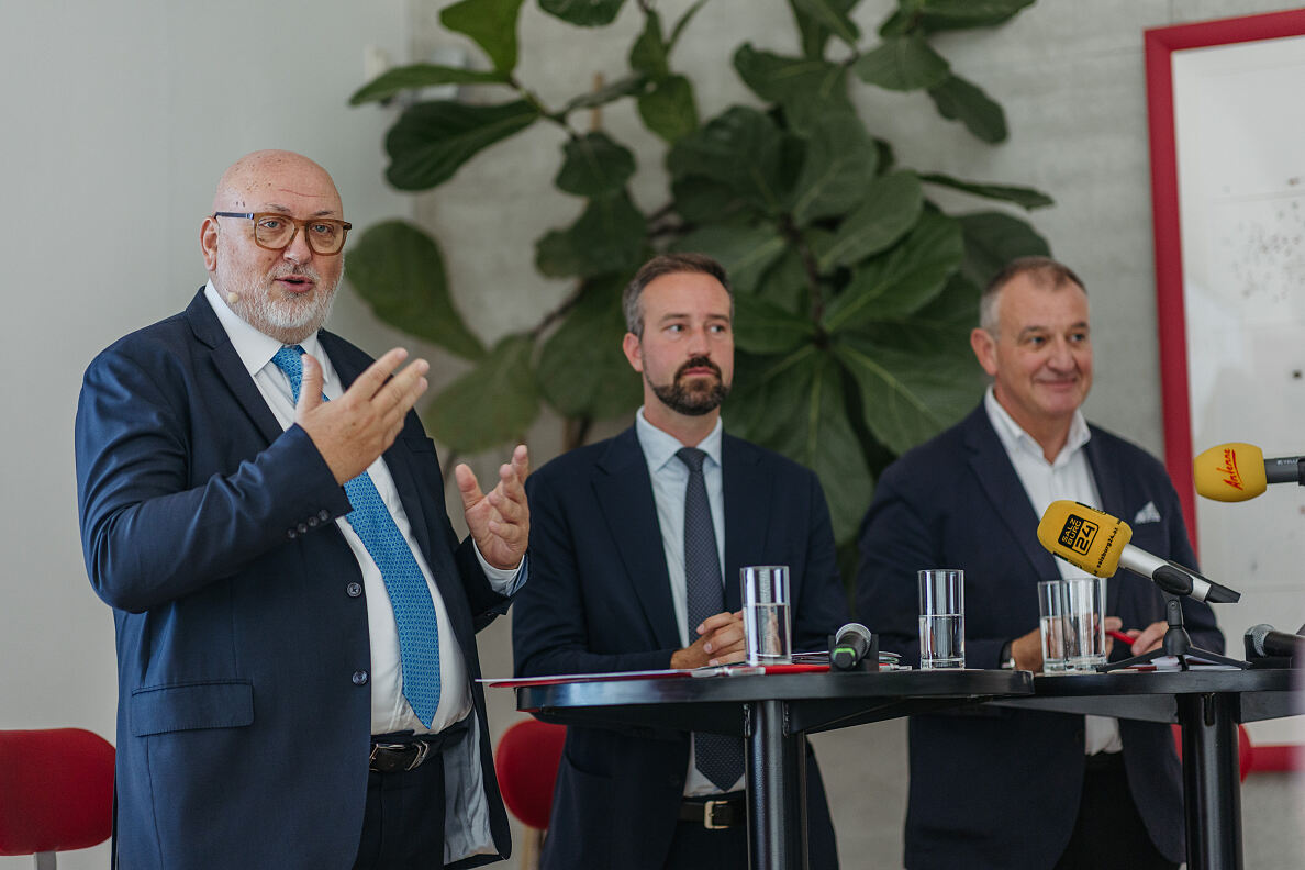 Pressegespräch in Grödig