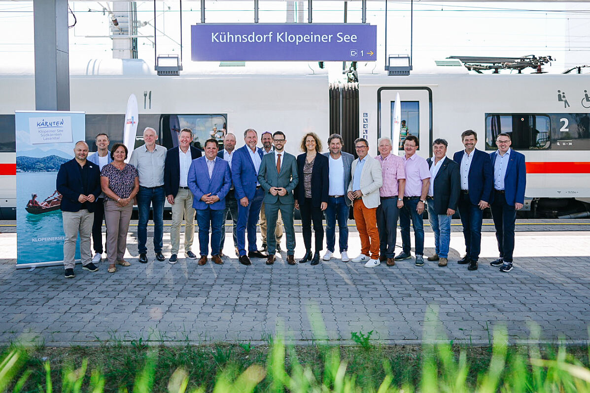 Koralmbahn - Gruppenfoto Kühnsdorf Klopeinersee