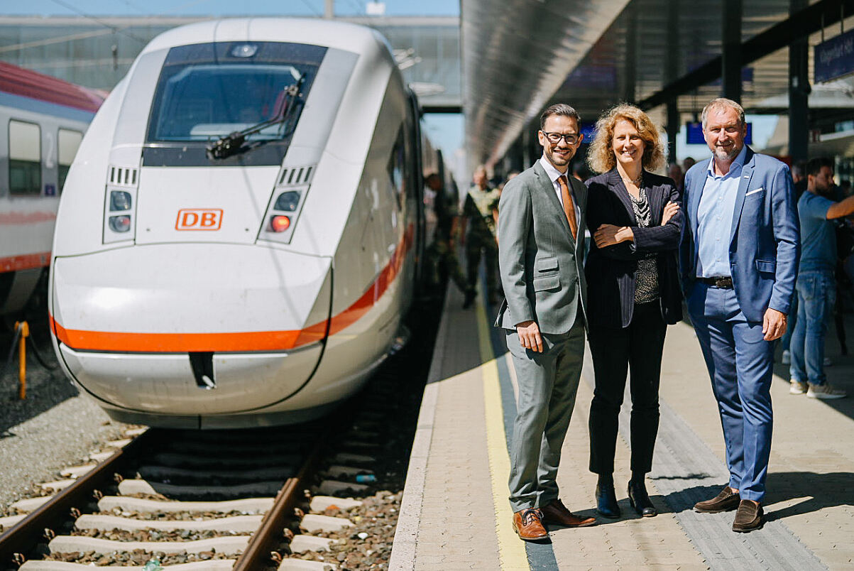 Koralmbahn - PK Präsentation ICE, Fernverkehrshalt Kühnsdorf und Ausweitung Nahverkehr Kärnten